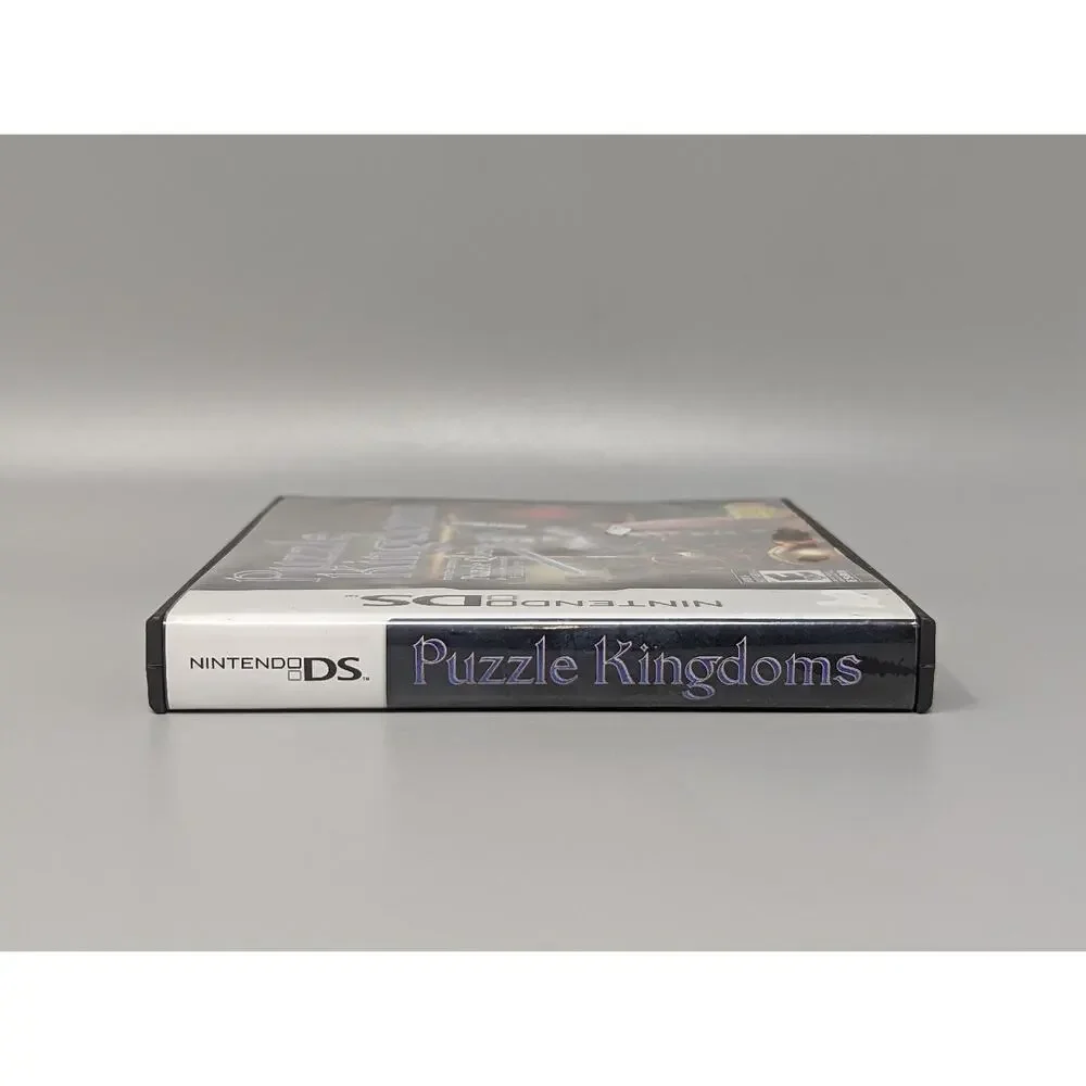 Puzzle Kingdoms Nintendo DS Replacement Case & Manual Only No Game